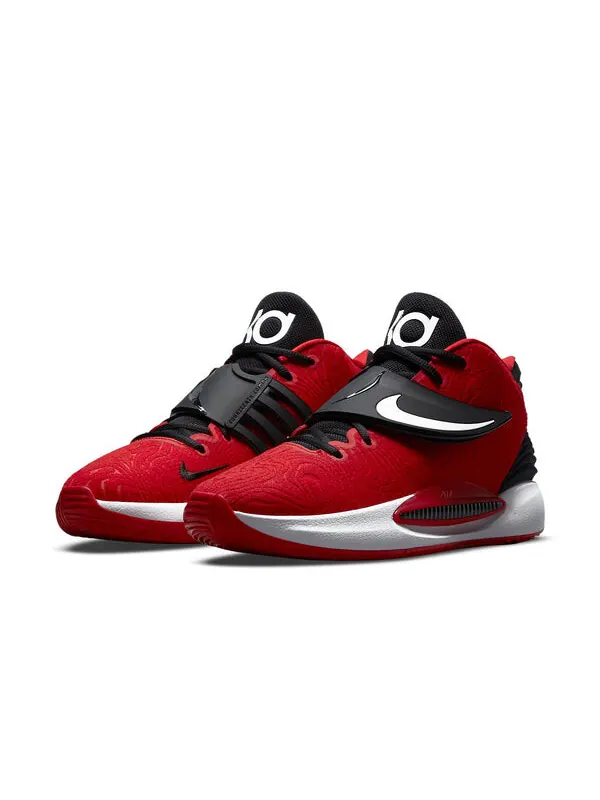 Кроссовки кд 14 тб Nike — изображение 3 из 4, красный/черный