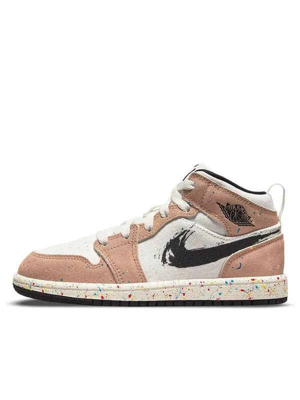 Кроссовки 1 средний размер Air Jordan — изображение 1 из 4, белый/черный/коричневый