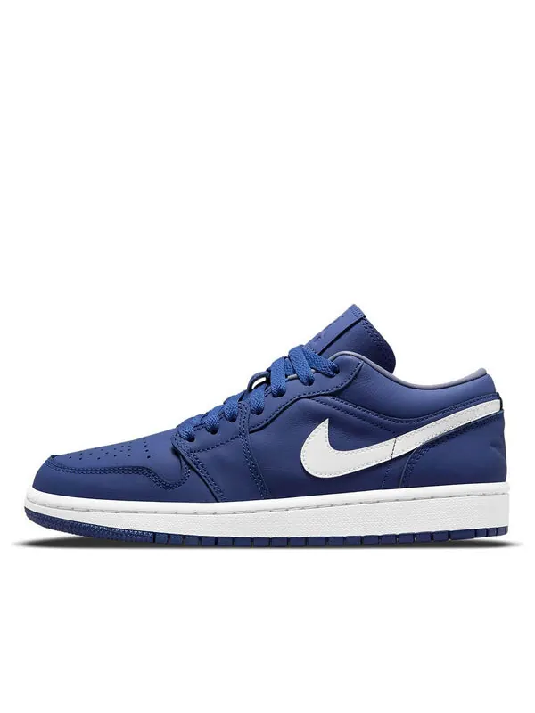 Кроссовки 1 low se Air Jordan — изображение 1 из 4, синий/белый