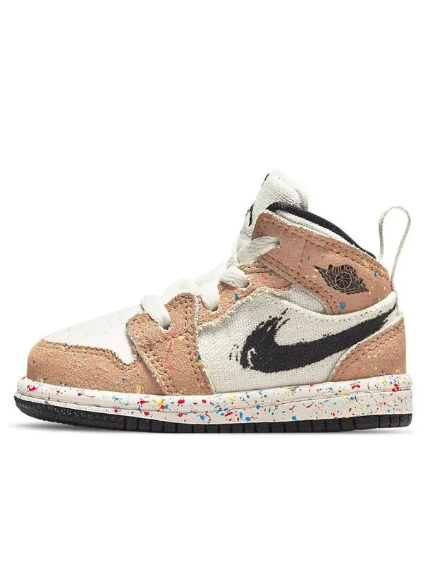 Кроссовки 1 средний размер Air Jordan — изображение 1 из 4, белый/черный/коричневый