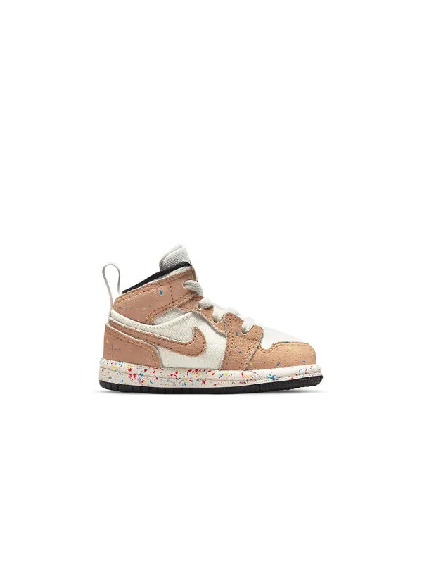 Кроссовки 1 средний размер Air Jordan — изображение 2 из 4, белый/черный/коричневый