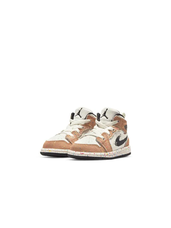 Кроссовки 1 средний размер Air Jordan — изображение 3 из 4, белый/черный/коричневый