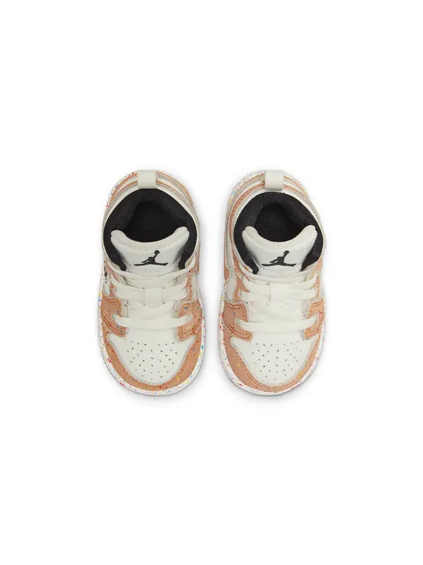 Кроссовки 1 средний размер Air Jordan — изображение 4 из 4, белый/черный/коричневый