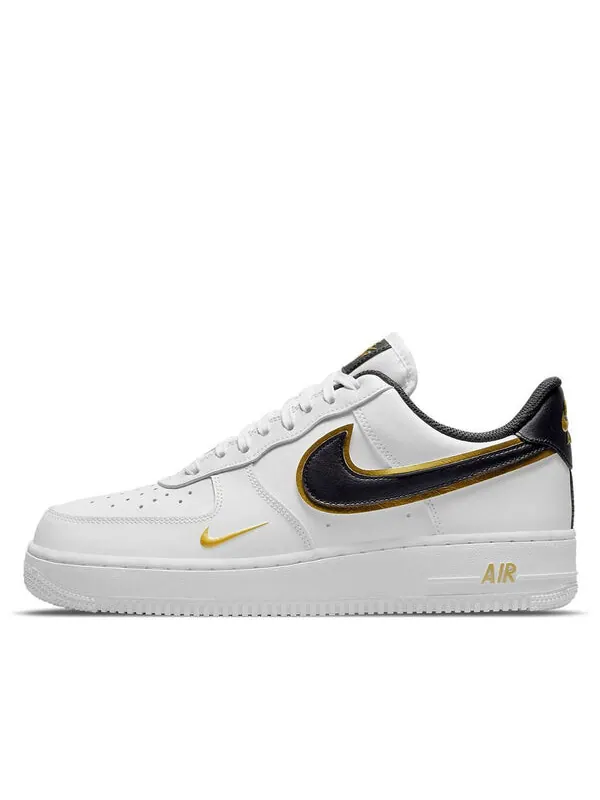 Кроссовки air force 1 '07 lv8 'metallic swoosh pack - white metallic gold' Nike — изображение 1 из 4