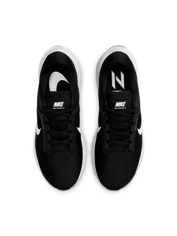 Кроссовки air zoom structure 24 Nike — изображение 4 из 4, черный/белый