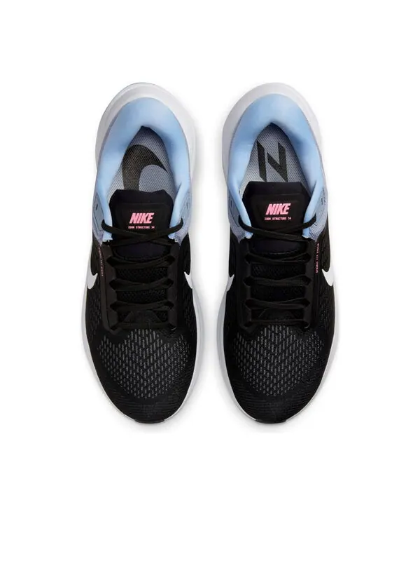 Кроссовки air zoom structure 24 'black ashen slate' Nike — изображение 4 из 4, черный