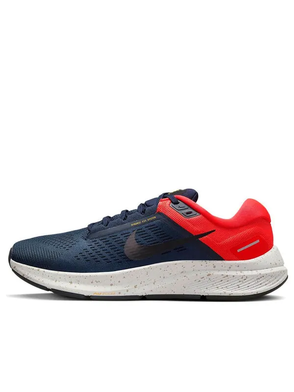 Кроссовки air zoom structure 24 'obsidian bright crimson' Nike — изображение 1 из 4, яркий/белый/черный