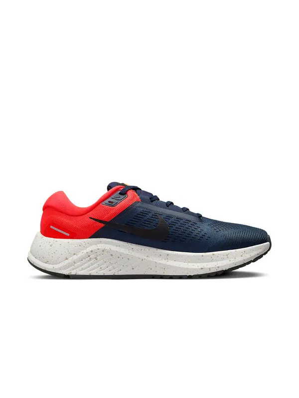 Кроссовки air zoom structure 24 'obsidian bright crimson' Nike — изображение 2 из 4, яркий/белый/черный