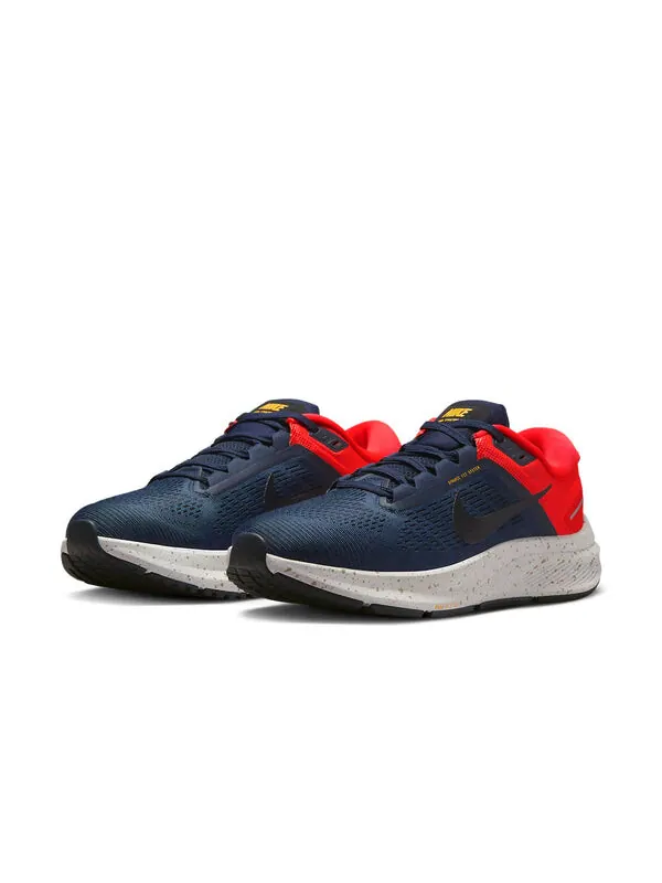 Кроссовки air zoom structure 24 'obsidian bright crimson' Nike — изображение 3 из 4, яркий/белый/черный
