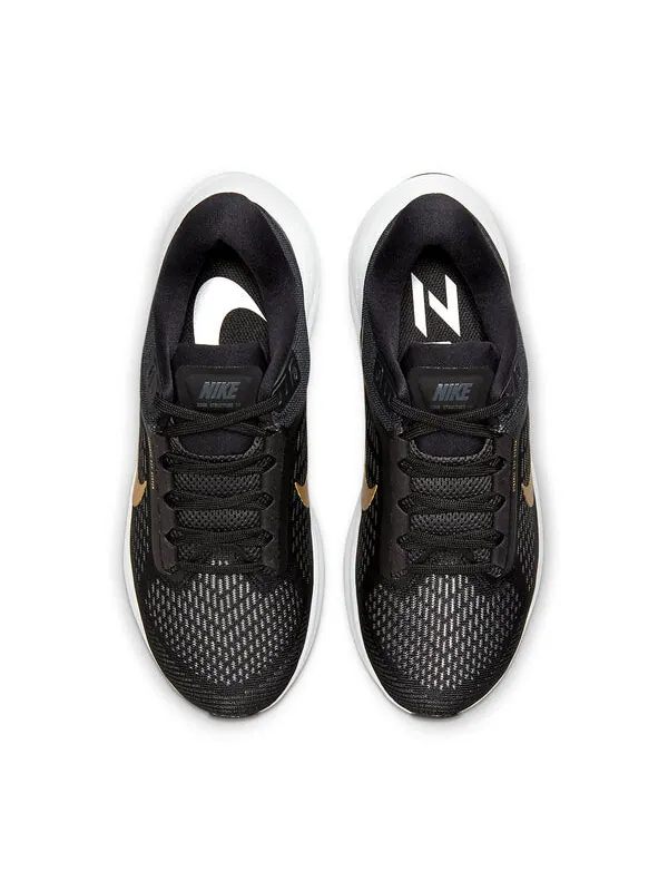 Кроссовки air zoom structure 24 Nike — изображение 4 из 4, черный/белый/золотистый