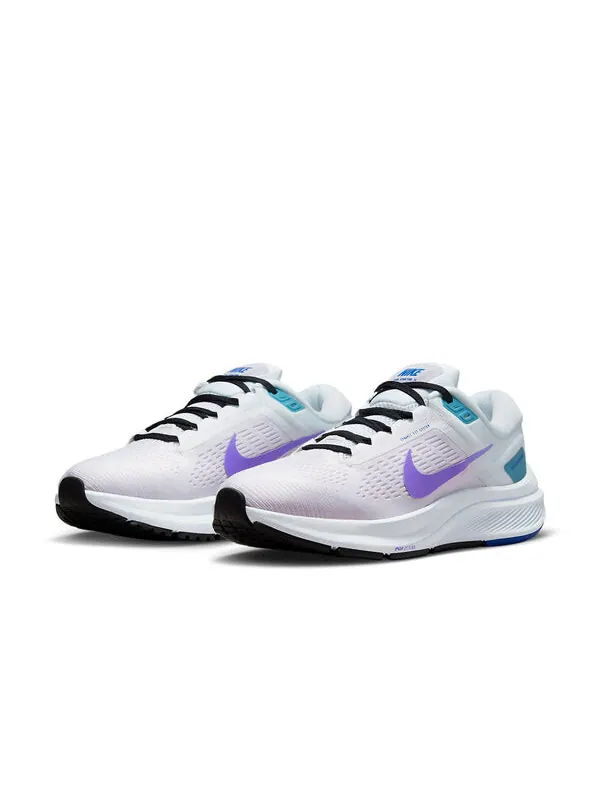 Кроссовки air zoom structure 24 Nike — изображение 3 из 4, белый, фиолетовый