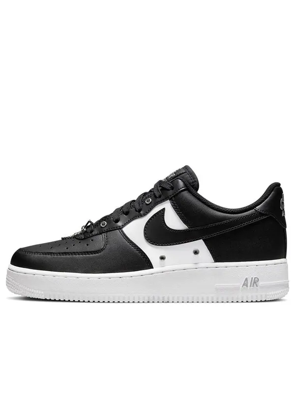 Кроссовки air force 1 '07 premium 'silver chain - black' Nike — изображение 1 из 4, черный/белый