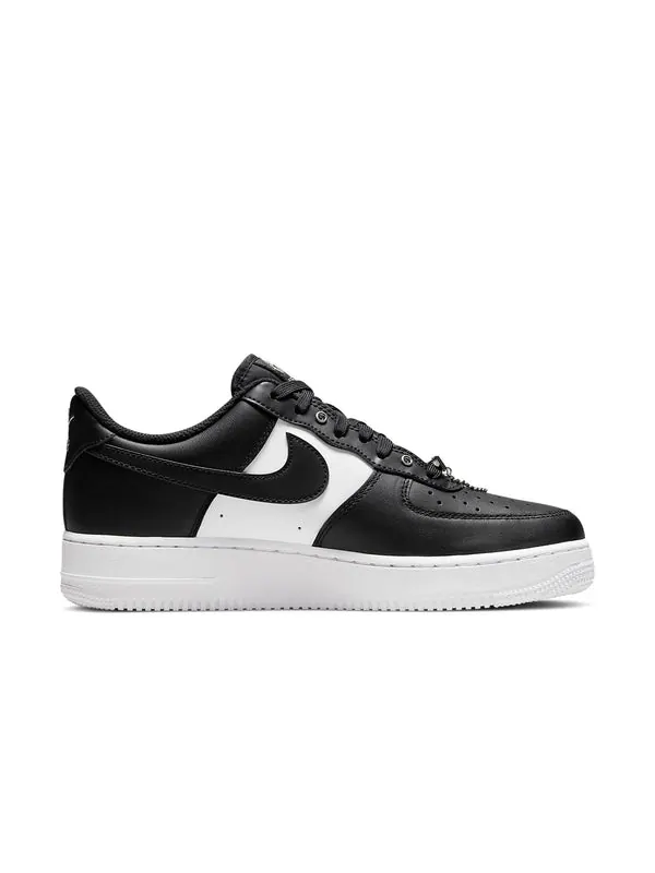 Кроссовки air force 1 '07 premium 'silver chain - black' Nike — изображение 2 из 4, черный/белый