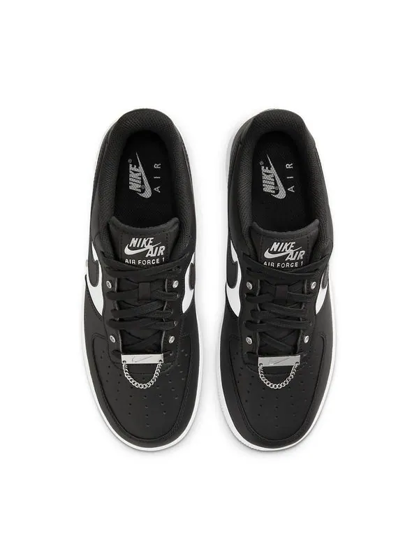 Кроссовки air force 1 '07 premium 'silver chain - black' Nike — изображение 4 из 4, черный/белый