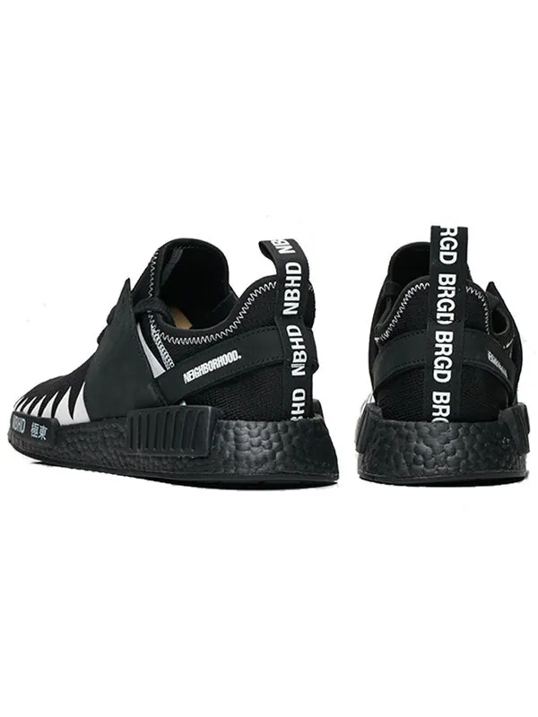 Кроссовки neighborhood x nmd_r1 primeknit Adidas — изображение 3 из 4, черный