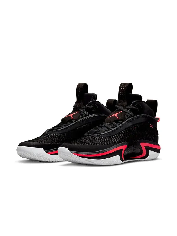 Кроссовки 36 pf 'black infrared' Air Jordan — изображение 3 из 4, черный/красный
