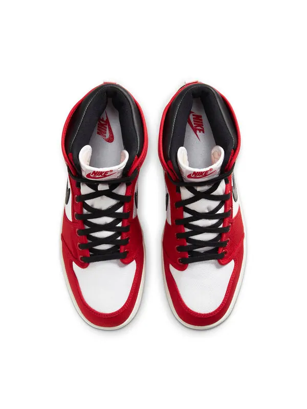 Кроссовки 1 ко Air Jordan — изображение 4 из 4, белый/черный/красный