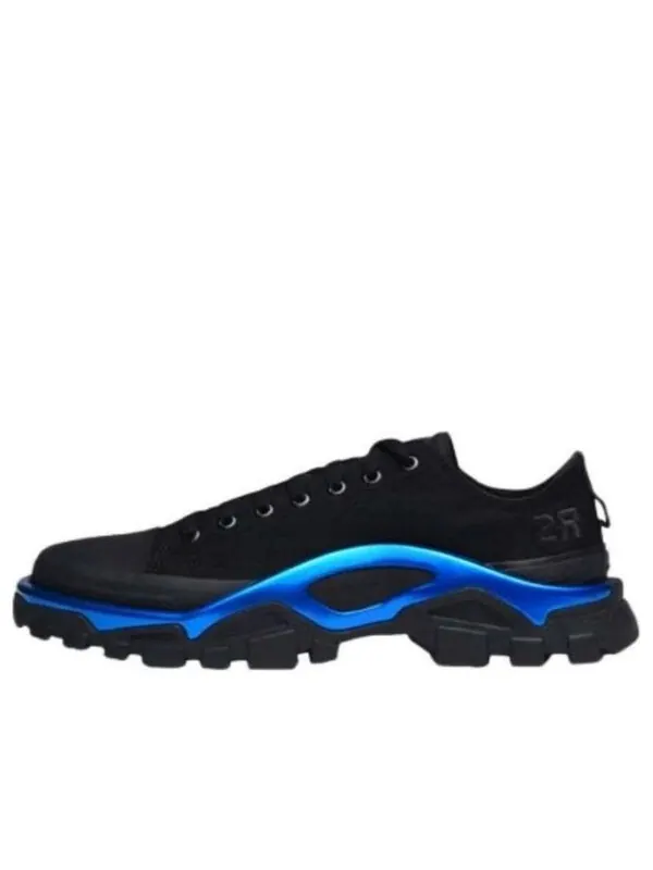 Кроссовки новые беговые x raf simons Adidas — изображение 1 из 3, черный/синий
