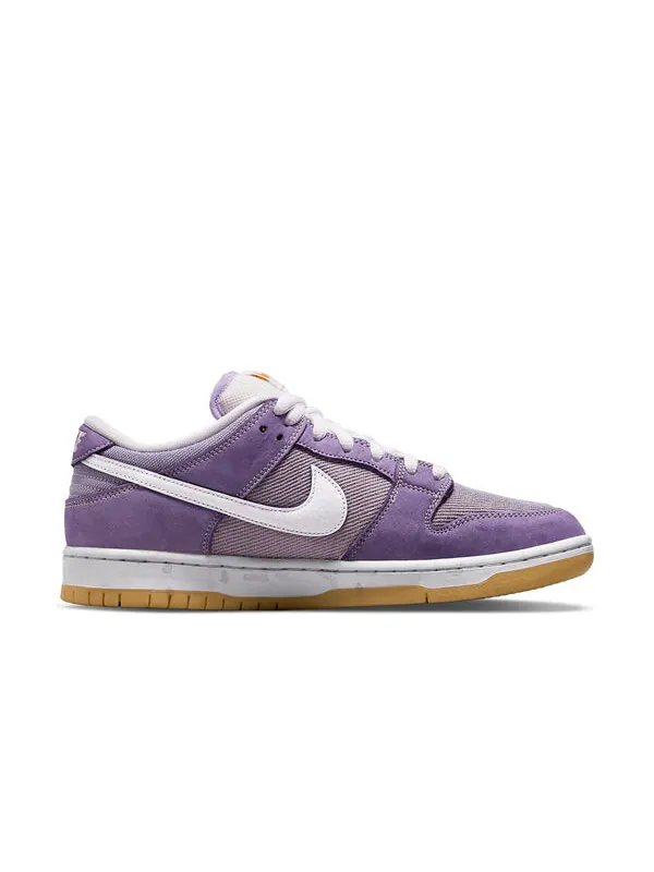 Кроссовки sb dunk low Nike — изображение 2 из 4, фиолетовый/белый