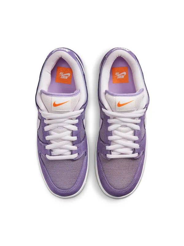 Кроссовки sb dunk low Nike — изображение 4 из 4, фиолетовый/белый