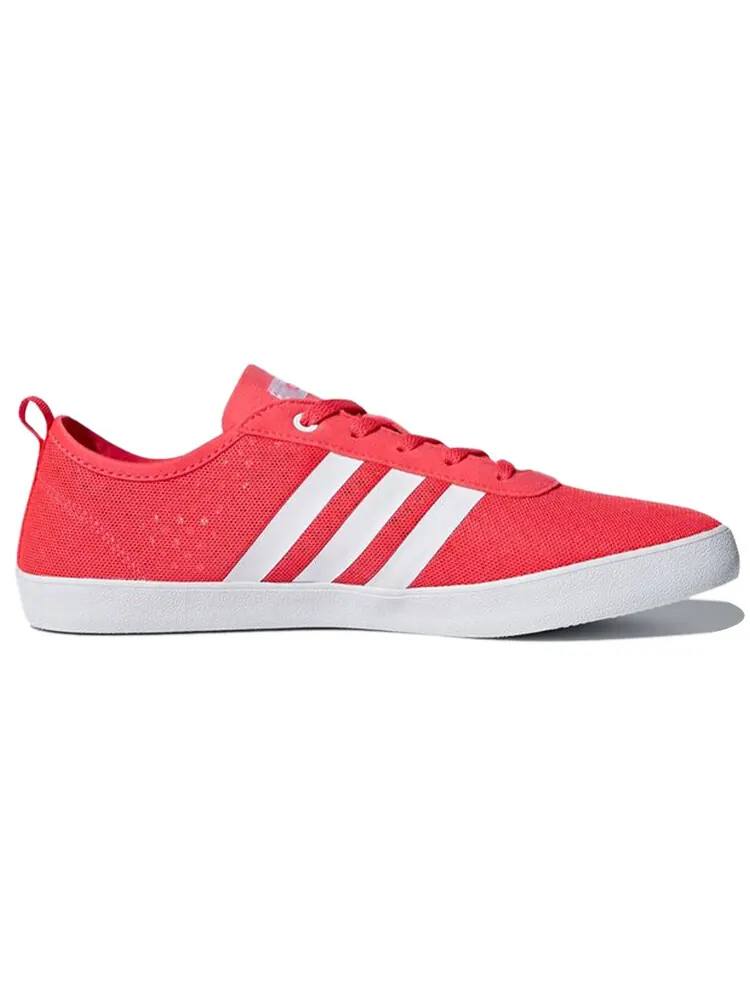Кроссовки для скейтбординга женские, низкие, красные/белые Adidas Neo — изображение 2 из 6