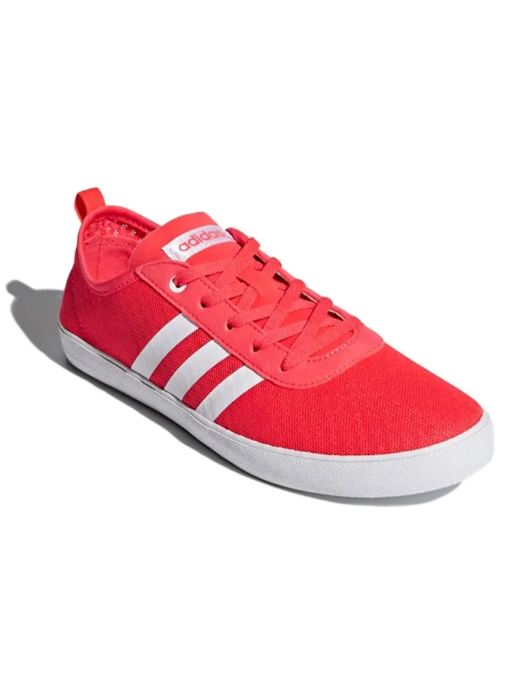 Кроссовки для скейтбординга женские, низкие, красные/белые Adidas Neo — изображение 3 из 6