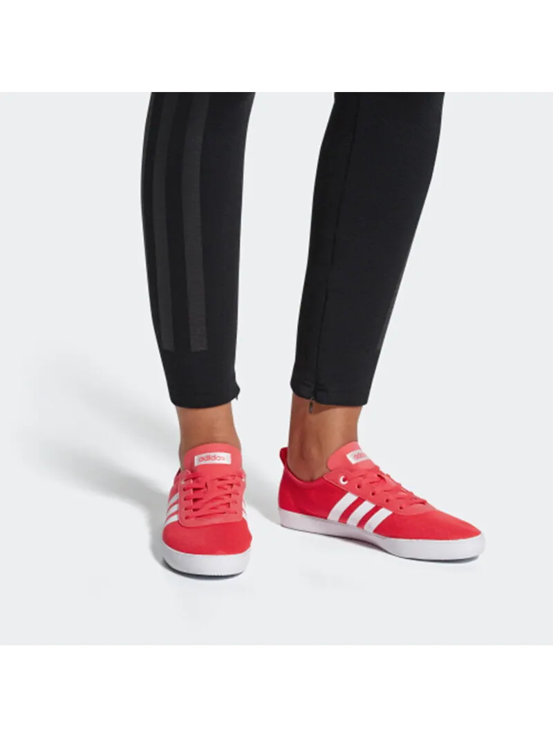 Кроссовки для скейтбординга женские, низкие, красные/белые Adidas Neo — изображение 6 из 6