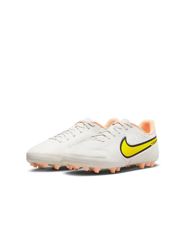Кроссовки legend 9 academy ag Nike — изображение 4 из 4, кремовый/желтый