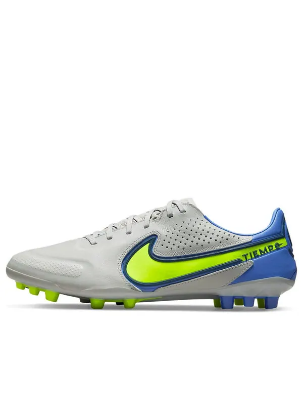 Кроссовки legend 9 pro ag soccer shoes grey/yellow Nike — изображение 1 из 3, серый/желтый