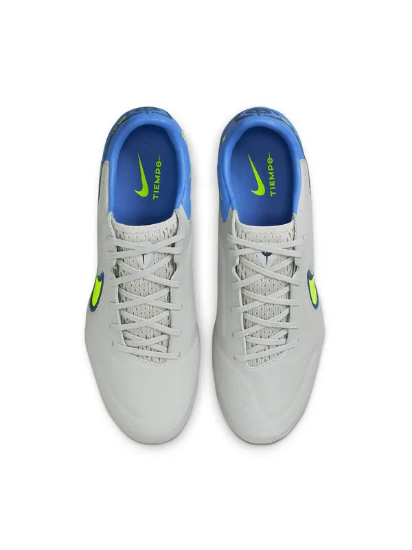 Кроссовки legend 9 pro ag soccer shoes grey/yellow Nike — изображение 2 из 3, серый/желтый