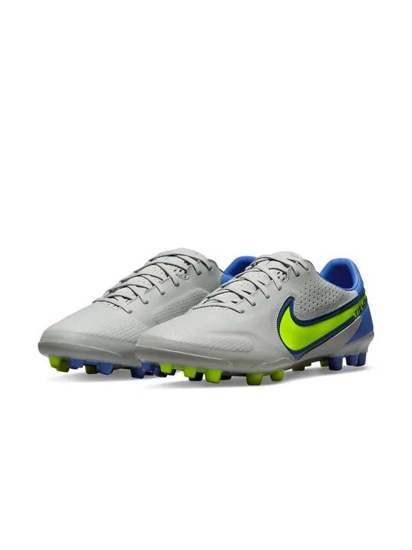 Кроссовки legend 9 pro ag soccer shoes grey/yellow Nike — изображение 3 из 3, серый/желтый