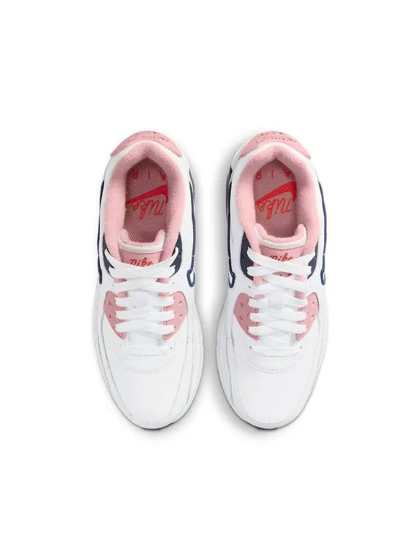 Кроссовки air max 90 кожаные se Nike — изображение 4 из 4, розовый/белый/черный