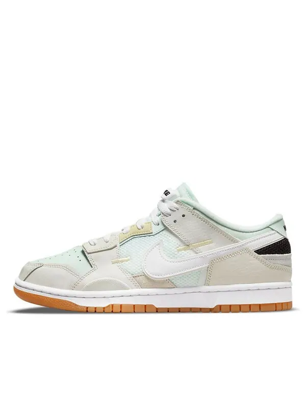 Кроссовки dunk low scrap Nike — изображение 1 из 4, белый/кремовый/зеленый
