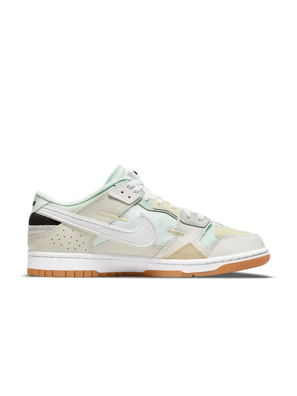 Кроссовки dunk low scrap Nike — изображение 2 из 4, белый/кремовый/зеленый