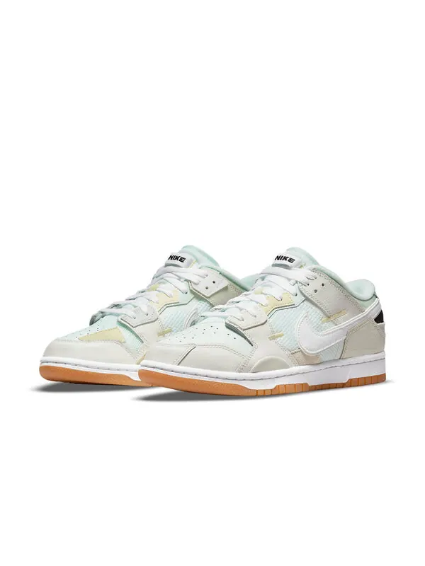 Кроссовки dunk low scrap Nike — изображение 3 из 4, белый/кремовый/зеленый