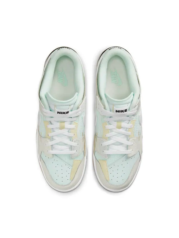 Кроссовки dunk low scrap Nike — изображение 4 из 4, белый/кремовый/зеленый