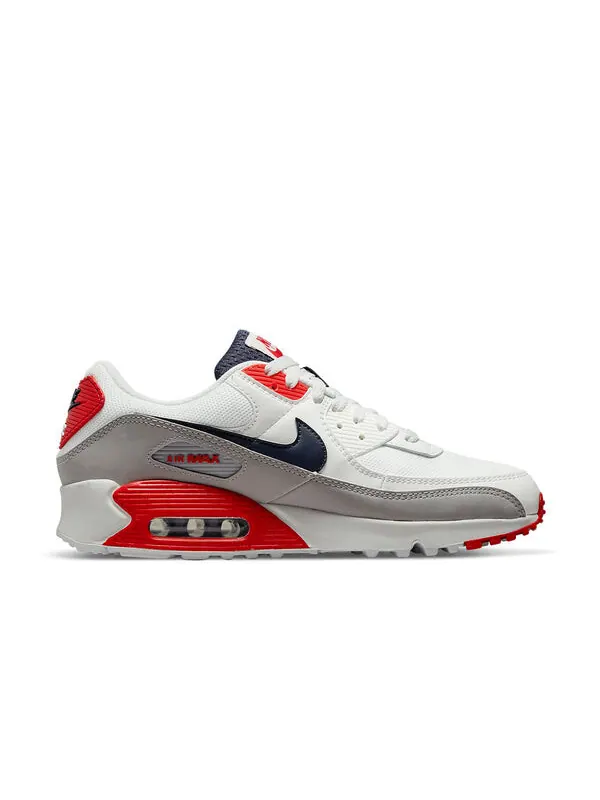Кроссовки air max 90 'usa 2021 - white'' Nike — изображение 2 из 4, белый/красный