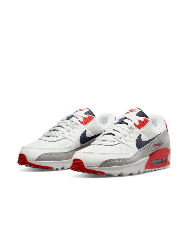 Кроссовки air max 90 'usa 2021 - white'' Nike — изображение 3 из 4, белый/красный