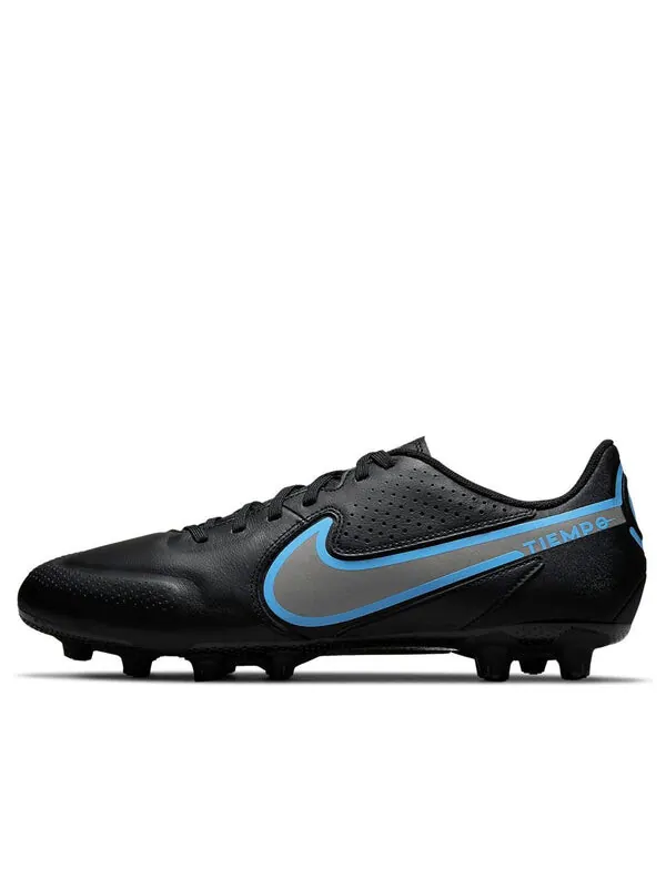 Кроссовки tiempo legend 9 academy hg 'black baltic blue' Nike — изображение 1 из 4, черный/синий