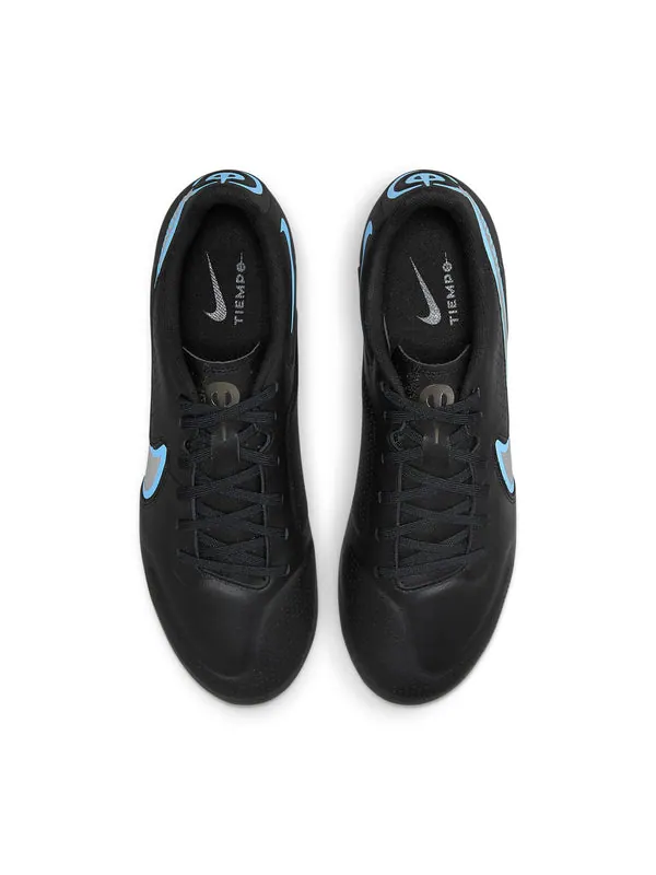 Кроссовки tiempo legend 9 academy hg 'black baltic blue' Nike — изображение 2 из 4, черный/синий