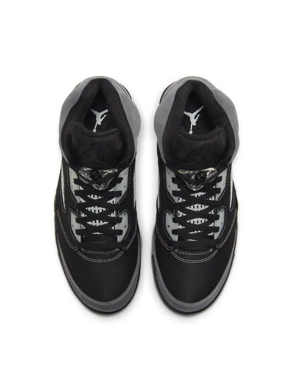 Кроссовки 5 retro 'anthracite' Air Jordan — изображение 4 из 4, серый/прозрачный/черный