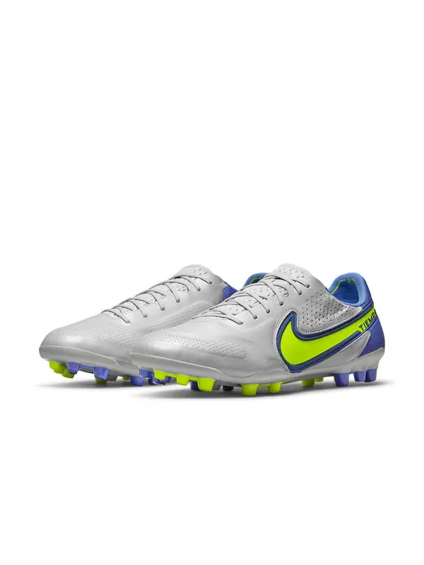 Кроссовки legend 9 elite ag Nike — изображение 4 из 4, серый/синий/черный