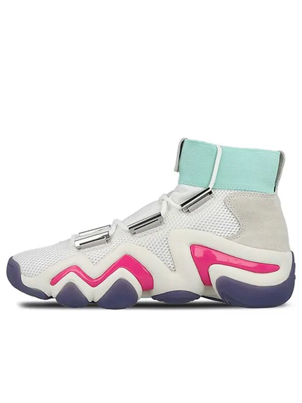 Кроссовки хорошие кроссовки x crazy 8 adv Adidas — изображение 1 из 4, белый/серый/розовый