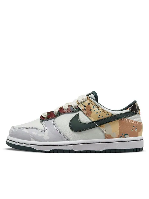 Кроссовки dunk low se 'sail multi-camo' Nike — изображение 1 из 4, камуфляж