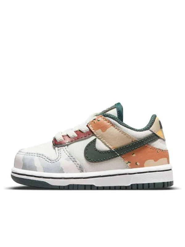 Кроссовки dunk low se 'sail multi-camo' Nike — изображение 1 из 4, камуфляж