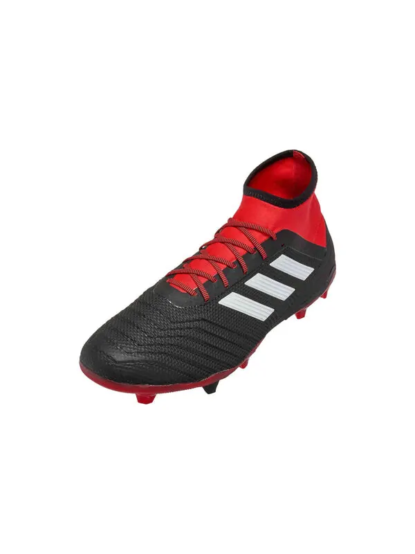 Кроссовки Predator 18.2 FG Adidas — изображение 3 из 4, черный/белый/красный
