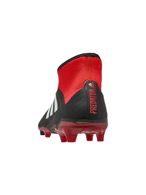 Кроссовки Predator 18.2 FG Adidas — изображение 4 из 4, черный/белый/красный