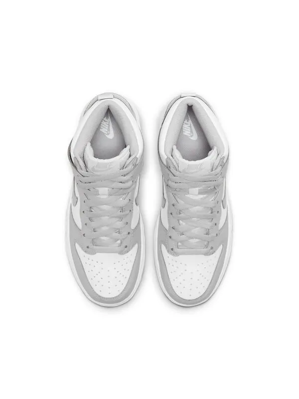 Кроссовки данк высокие Nike — изображение 4 из 4, серый/белый
