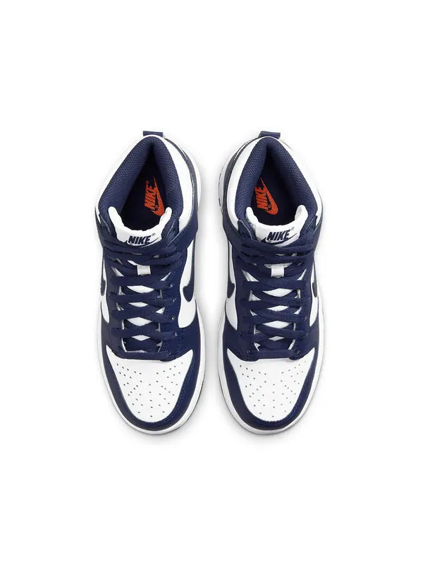 Кроссовки данк высокие Nike — изображение 4 из 4, темно-синий синий/белый
