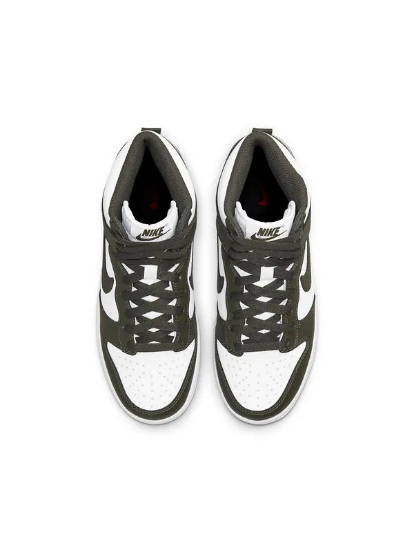Кроссовки данк высокие Nike — изображение 4 из 4, зеленый/белый